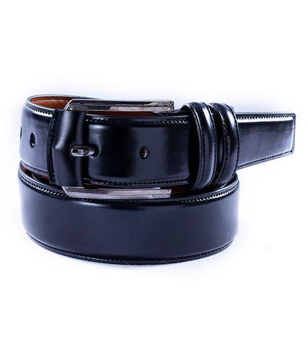 Safa leather-Men's Artificial Leather Belt-Black