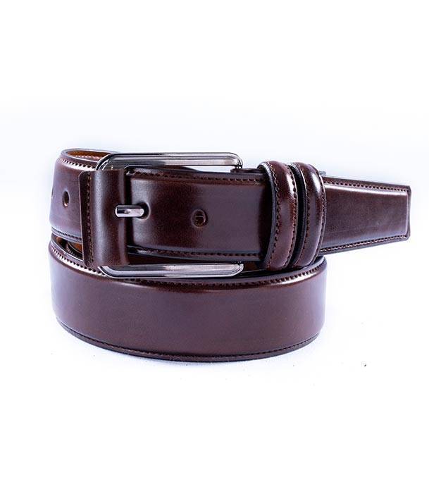 Safa leather-Maroon Artificial Leather Belt For man