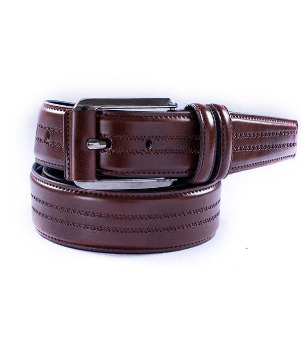 Safa leather-Stylish Artificial Leather Belt-Maroon