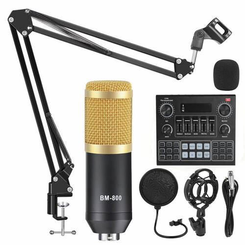 BM800 Condenser Microphone Full Studio Package Microphone Studio Mic, 2 image
