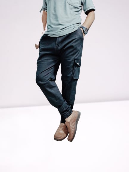 Men's Exclusive Jogger Pant (Gray), Size: 28