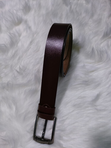 Formal Leather Belt for Mens (Dark Chocolate)