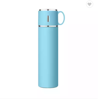 New Product 420ml Double Wall Vacuum Insulated Stainless Steel Straight Flask Thermos, 2 image