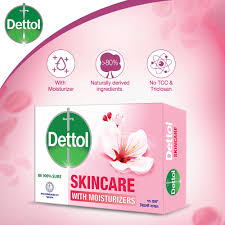 Dettol Soap Skincare 30gm Bathing Bar, Soap with Moisturizers, 3 image