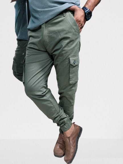 Men's Exclusive Jogger Pant (Olive), Size: 28