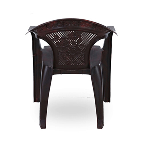 Deluxe Garden Chair (Net Flower) - Rose Wood, 3 image