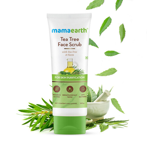 Mamaearth Tea Tree Face Scrub 100ml