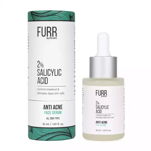 Furr By Pee Safe 2% Salicylic Face Serum For Acne Marks & Blemishes - 30ml