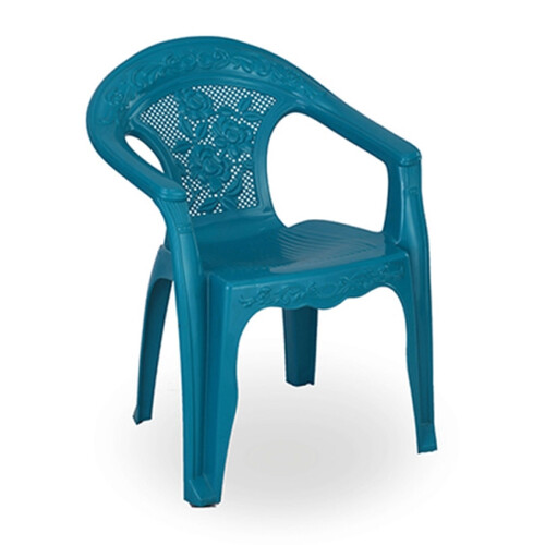 Deluxe Garden Chair (Net Flower) - Tulip Green, 2 image