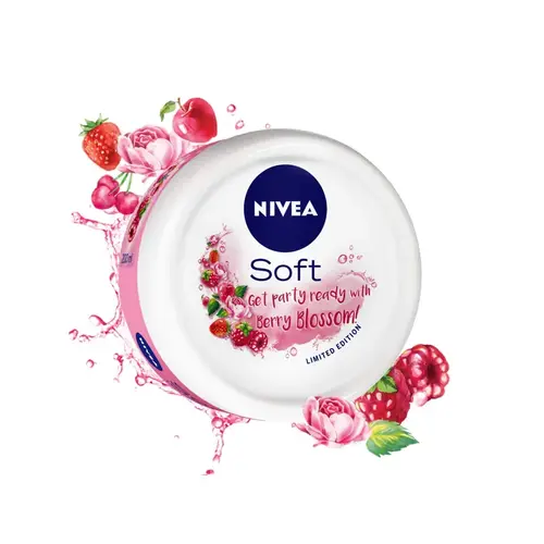 Nivea Soft Jar Berry Blossom Cream 25ml
