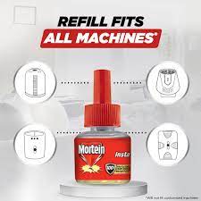 Mortein Mosquito Repellant 45ml Combo Pack Machine+Refill  |100% Dengue Protection, 3 image