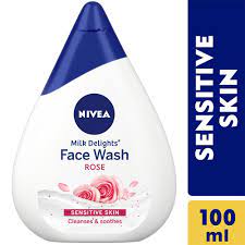Nivea Milk Delights Face Wash Rose 100ml