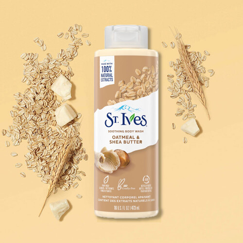 St. Ives Body Wash Oatmeal & Shea Butter 473 ml, 3 image