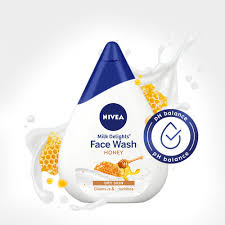 Nivea Milk Delights Face Wash Honey 100ml, 3 image
