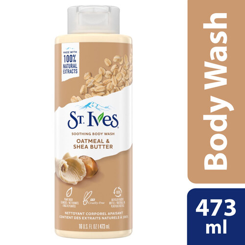 St. Ives Body Wash Oatmeal & Shea Butter 473 ml