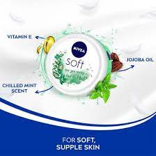 Nivea Soft Jar Chilled Mint Cream 25ml, 2 image