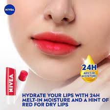 Nivea Lip Care Fruity Shine Strawberry 4.8g, 3 image