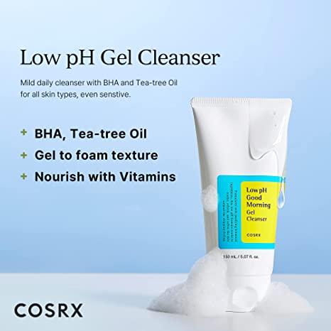 COSRX Low pH Good Morning Gel Cleanser 150ml, 3 image