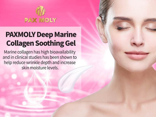 Paxmoly 99% Deep Marine Collagen Soothing Gel, 3 image