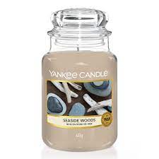 Yankee Candle Scented Candle, Seaside Woods Large Jar Candle 623gm