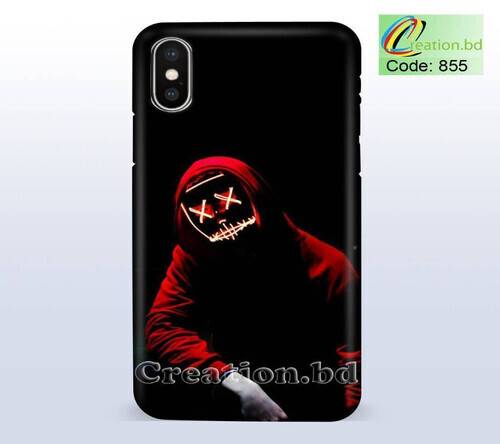 Black Customized Mobile Back Cover