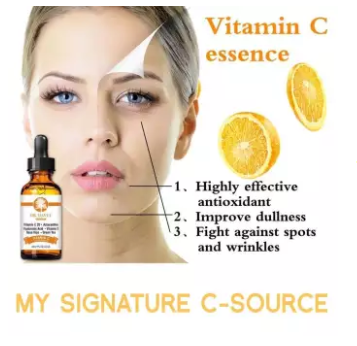 Dr. Davey Vitamin C Facial Serum - Anti-Aging Serum with Hyaluronic Acid & Vitamin E, 2 image