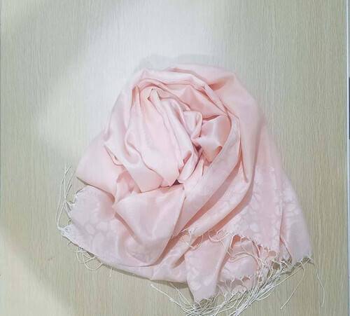 Beautiful Silk Fabric Scarf For Girls, 3 image