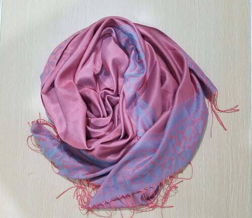 Beautiful Silk Fabric Scarf For Girls, 2 image
