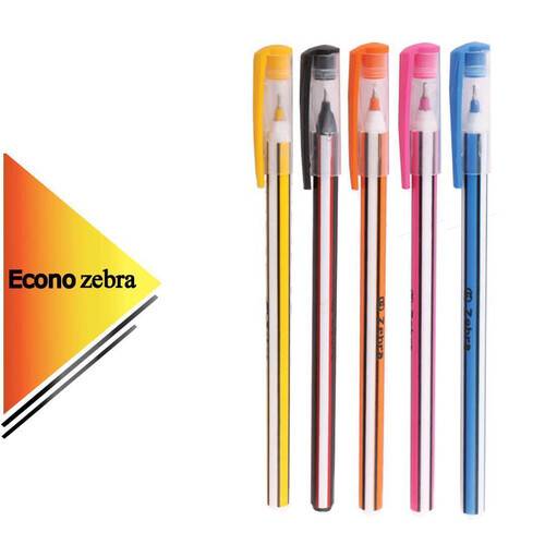 Econo Zebra pen Black ink- 50 pcs pens /Jar, 7 image