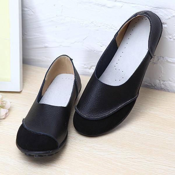 2 Paris Of Fashion Women Soft Comfy Slip On Pattern Match Casual Flat Shoes Boat Loafers Shoes, 2 image