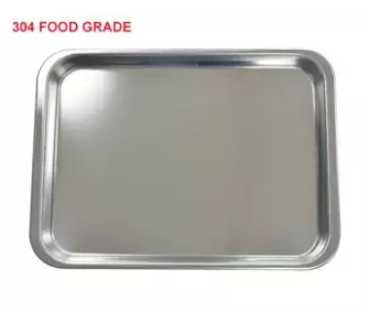 Stainless Steel Tray - 10 Inch - Silver