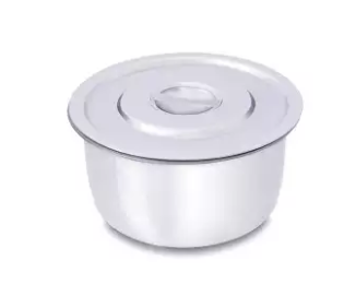 Stainless Steel BD Pan with SS Lid - 20cm - Silver, 3 image