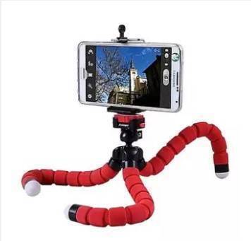 Mobile Phone Camera Flexible Octopus Tripod - Red