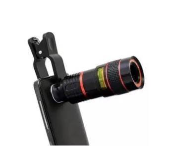 Mobile Telephoto Lens (8X Zoom) - Black
