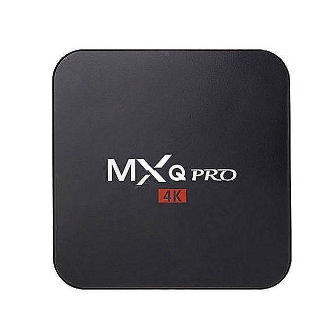MXQ PRO 4K Android Smart TV Box-Black