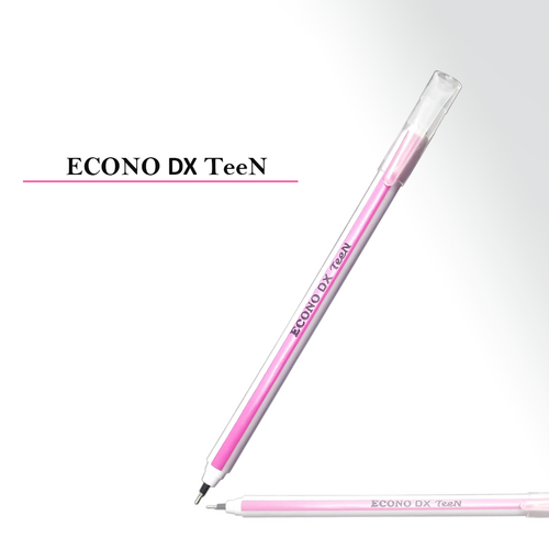 Econo DX Teen ball pen Black- 10 pcs, 3 image