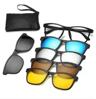 Magnetic Clip Polarized UV Protection Sunglasses