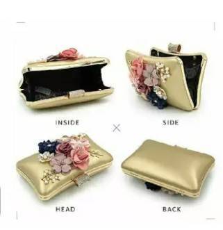 Wheat PU Leather Hand Bag For Women, 2 image