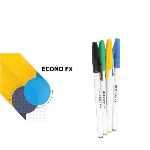 Econo FX ball point pen Black ink color- 24 pcs pens per quantity, 4 image