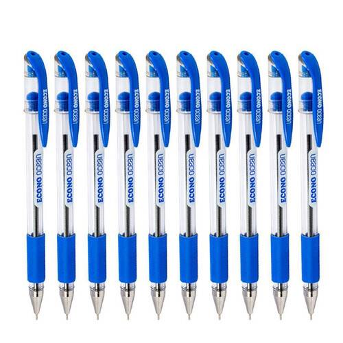 Econo Ocean pen Blue body color- 15 Pcs pens /Quantity - unique Ball point pens - Black ink color - Standard qualities pens with stylish gripper [CLONE], 2 image
