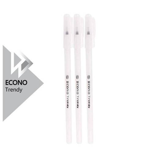Econo Trendy Pen Black ink color- 10 pcs [CLONE], 5 image