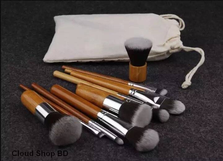 Bamboo Makeup Brush Set 11pcs, 5 image