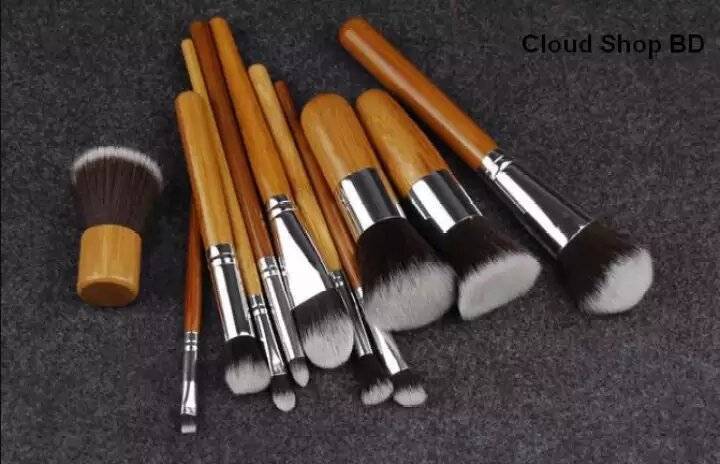 Bamboo Makeup Brush Set 11pcs, 2 image