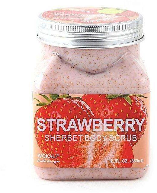 WOKALI Strawberry SHERBET BODY SCRUB 350ML