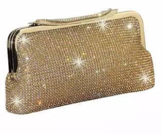 PU Leather Purse For Women - Golden