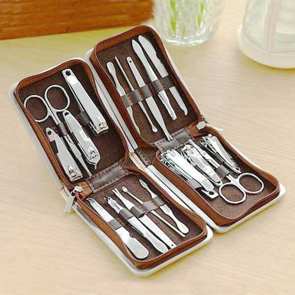 10 Piece Stainless Steel Manicure Kit