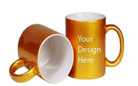 Custom Design Golden Mug, 2 image