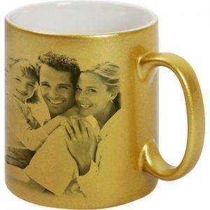 Custom Design Golden Mug, 3 image