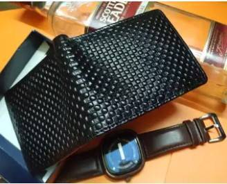 Black Original Fashionable Leather Wallet Money Bag For Men