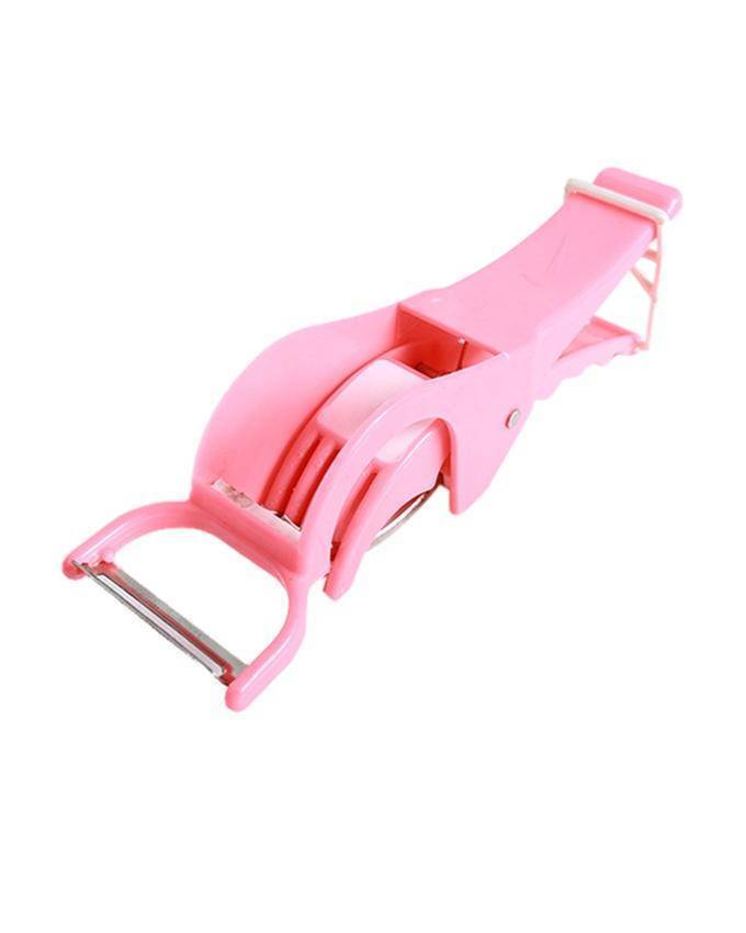 Apex (2-In-1) Multi-Cutter and Peeler - Pink